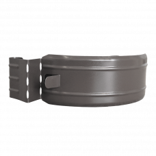 Соединитель желоба 125мм серый 7011