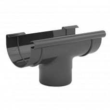 Воронка водосточная ПВХ Gamrat серый RAL7016 125мм 