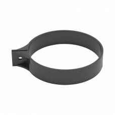 Хомут водосточной трубы ПВХ 90мм Gamrat серый RAL7016