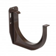 Кронштейн желоба ПВХ Gamrat коричневый RAL8019 125мм 