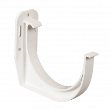 Кронштейн желоба ПВХ Gamrat белый RAL9010 125мм 