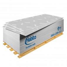 Плита гипсовая стекловолоконная Rigips Habito 12.5x1200x2600мм