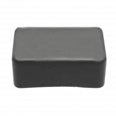 Колпак ПВХ внешний на столб забора серый 40х60мм