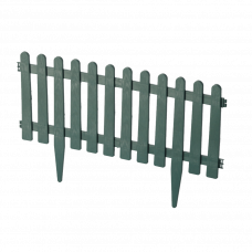 Забор декоративный 34х55см Зеленый набор 4шт.