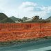 Сетка оградительная ПВХ Tenax Labor оранжевый ячейка 62x40мм 1x50м