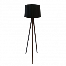 Торшер 1xE27 LUNA черный
