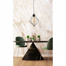 Светильник подвесной 1xE27 Lina черный Begusa