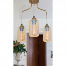 Люстра 3xE27 Fresh Vintage золотистый Begusa