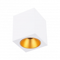 Спот накладной 1xGU10 6692 белый-золотистый