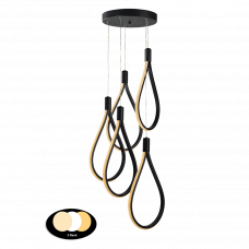 Светильник подвесной Led Trend 5x24W 4000K черный