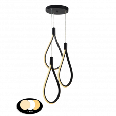 Светильник подвесной Led Trend 3x24W 4000K черный
