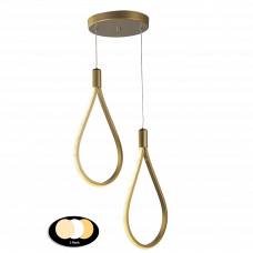 Светильник подвесной Led Trend 2x24W 4000K античный