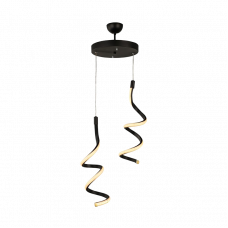 Светильник подвесной Led Hilton 2x24W 4000K черный