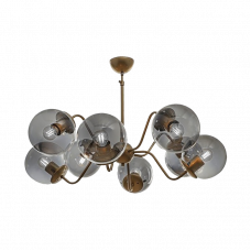 Светильник подвесной 8xE27 Karmen золотистый