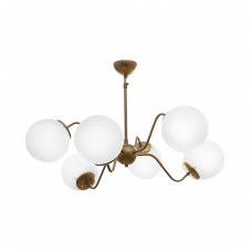 Светильник подвесной 8xE27 Karmen золотистый