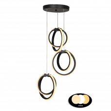 Светильник подвесной Led Sezen 3x24W 4000K черный