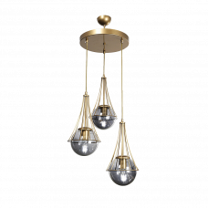 Светильник подвесной 3xE27 Lapis Smoke