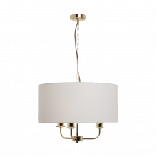 Светильник подвесной 3хE27 ROCCO 6231Z-H06 белый/золотистый