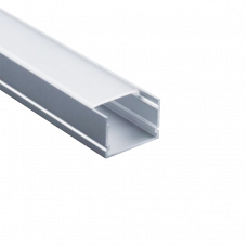 Профиль алюминиевый для ленты светодиодной 17.3x6.87мм 2м