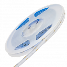 Лента светодиодная COB 8Вт/м 12В IP20 320LED/м синий 