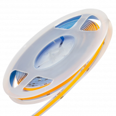 Лента светодиодная COB 10Вт/м 24В IP20 384LED/м оранжевый