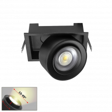 Спот встраиваемый Led 28W 4000K черный Panlight 56025