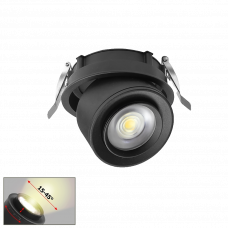 Спот встраиваемый Led 15W 4000K черный Panlight 56027