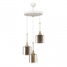 Светильник подвесной 3xE27 Katar белый/антрацит 