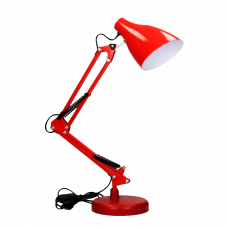 Лампа настольная 1хE27 Orno Dian DL1R красный