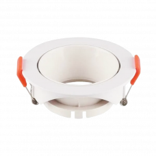 Спот встраиваемый GU10 круглый белый