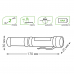 Фонарь Led 4W 200Lm 3AAA Gauss