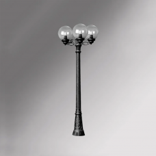 Фонарный столб 3хE27 2.05м черный 