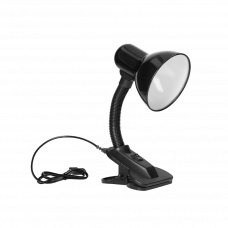 Лампа настольная 1xE27 с клипсой черный Virone