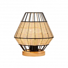 Лампа настольная 1хE27 Ecoloft Lampardi LP5145-1T дерево/черный