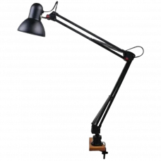 Лампа настольная 1хE27 60Вт HL074 Rana черный