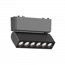 Прожектор светодиодный рельсовый магнитный 6Вт 48В 4000K черный