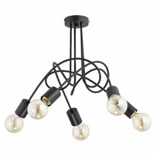 Люстра 5хE27 Tango Black Alfa