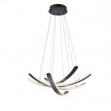 Люстра Led Saturn черный матовый LP5229-D60 Lampardi