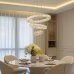 Люстра Led LP125-D60+40+20см Crysto Lampardi