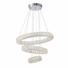 Люстра Led LP125-D60+40+20см Crysto Lampardi