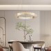 Люстра Led 60см LP126-D60P Crysto Lampardi