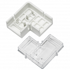 Коннектор L угловой для светодиодной ленты COB