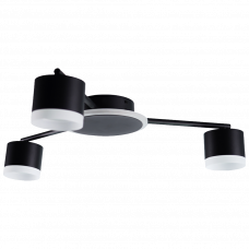Люстра 3xGX53+Led 9Вт 4000K черный