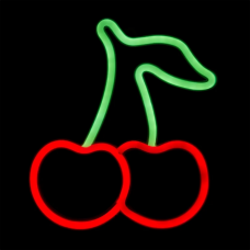 Ночник Neon ВИШНЯ 22.5x19см DPM