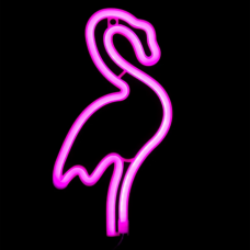 Ночник Neon ФЛАМИНГО РОЗОВЫЙ 15х28.5см DPM