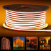 Лента светодиодная 14Вт/м 220В оранжевый 296Led/м COB IP67 Panlight