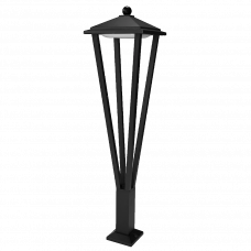 Светильник садово-парковый Led 12Вт 3000K IP65 80см черный Elegant LuminaLed