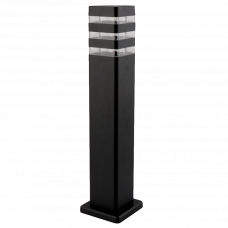 Светильник садово-парковый E27 90х500мм IP44 черный квадратный PL-153450 Panlight