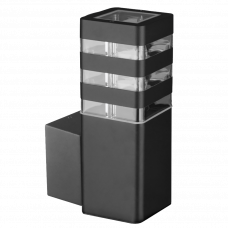 Бра уличное 1xE27 IP44 90х120х210мм черный PL-15341P Panlight