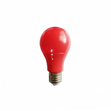 Лампа светодиодная красная с цоколем E27 CAB-7 7Вт 